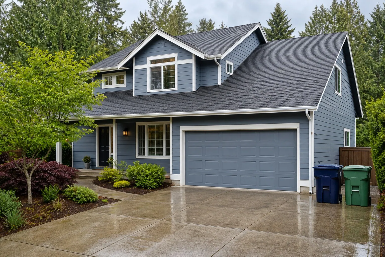 Oregon home exterior ready for professional house washing